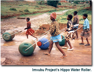Imvubu Project's Hippo Water Roller.